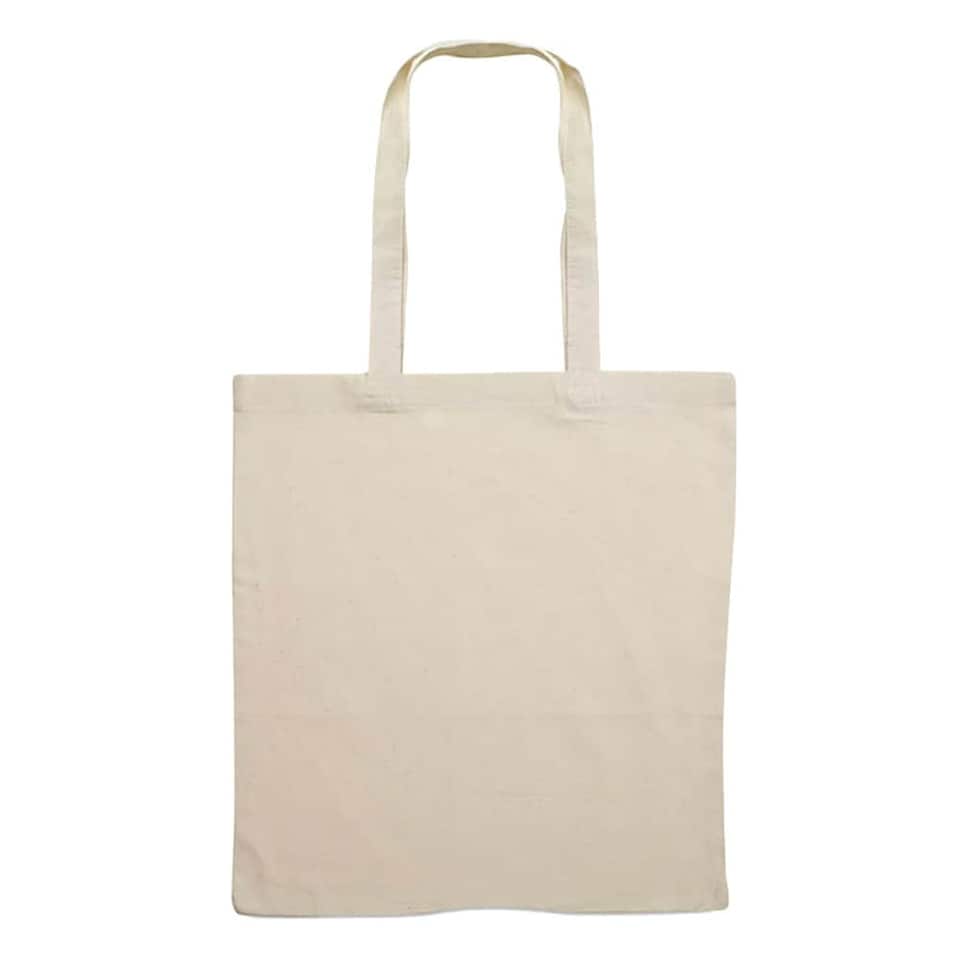 image 1 of MidOcean Cottonel Colour + Cotton Shopper Bag - Beige - One Size | Brown