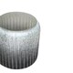 image 2 of Verre Frosted Ribbed Planter - Glass - L15 x W15 x H14 cm - Blue Blue