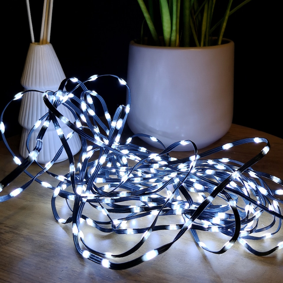 image 1 of 17.5m Indoor Outdoor Flexibrights Christmas Lights with 500 White LEDs