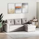 image 2 of HOMCOM 3 Seater Sofa Bed, Convertible Pull Out Sofa with Storage, Grey