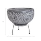 image 7 of CHARLES BENTLEY SNUG Toledo Clay BBQ Firepit with Grill