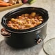 image 4 of Cooks Professional Slow Cooker 6.5 Litre with Dishwasher Safe Bowl, 2 Heat Settings & Keep Warm Function | Black & Rose Gold