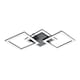 image 2 of EGLO Paranday-Z Black Steel Smart Control, Colour Changing Ceiling Light, (L) 65cm