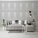 image 2 of Amara Panel Soft Silver Wallpaper Silver