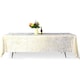 image 1 of Rectangle Crushed Velvet Table Cloth, Washable Table Cover - 70" x 144"