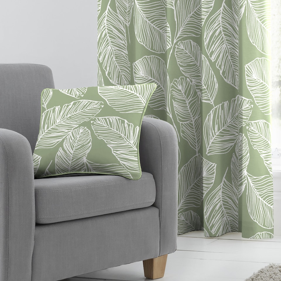 image 1 of Fusion Matteo Cushion Cover Green