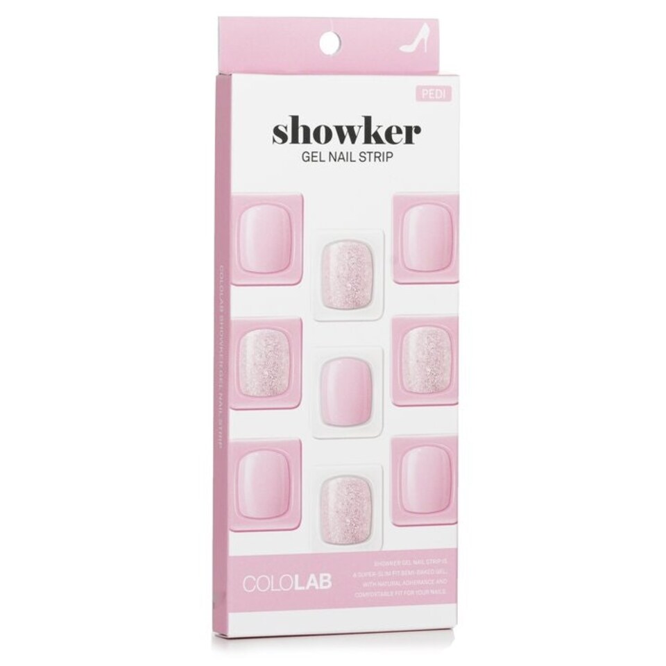 image 1 of Showker Gel Nail Strip # Cpg107 Romantic Tutu - 1pcs