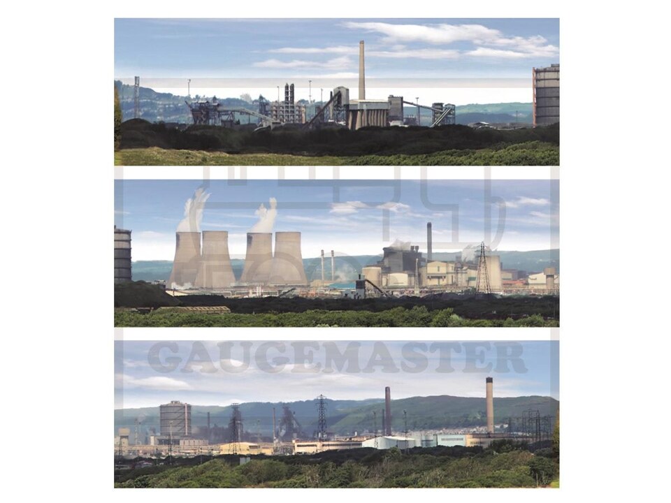 image 1 of Gaugemaster Scenics Industrial Small Photo Backscene (1372x152mm)