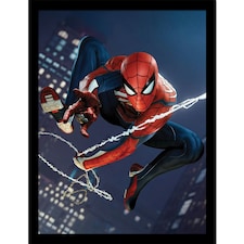 Spider-Man (Night) Framed 30x40cm Print