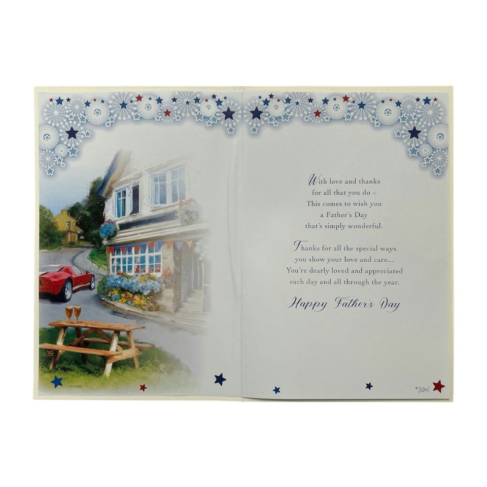 image 1 of To My Husband Beautiful House Design Father's Day Card