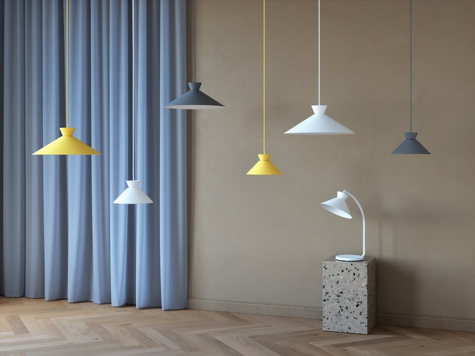 image 1 of Nordlux Dial Indoor Pendant Light Black Metal E27 Retro - Mains Powered, IP20