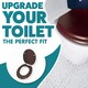 image 4 of Marco Paul Mahogany Wooden Toilet Seat 18" Brown