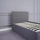 image 7 of Ottoman Stoarge Bed grey small double 4ft fabric and 1 Mattress wooden bedroom