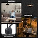 image 7 of Outsunny 2100W Electric Patio Heater Garden Ceiling Hanging Warmer Halogen Light