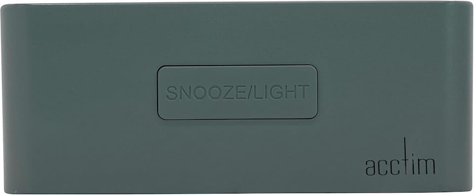 image 1 of Acctim Harley Superbrite Modern Digital Alarm Clock | Blue | Storm Blue