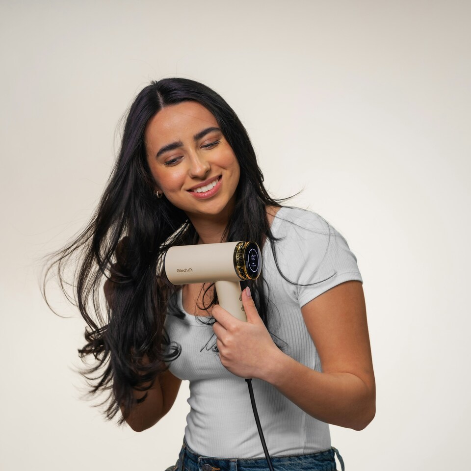 image 1 of Gtech DryOnic Ionic Fast Drying Hair Dryer (Oyster)