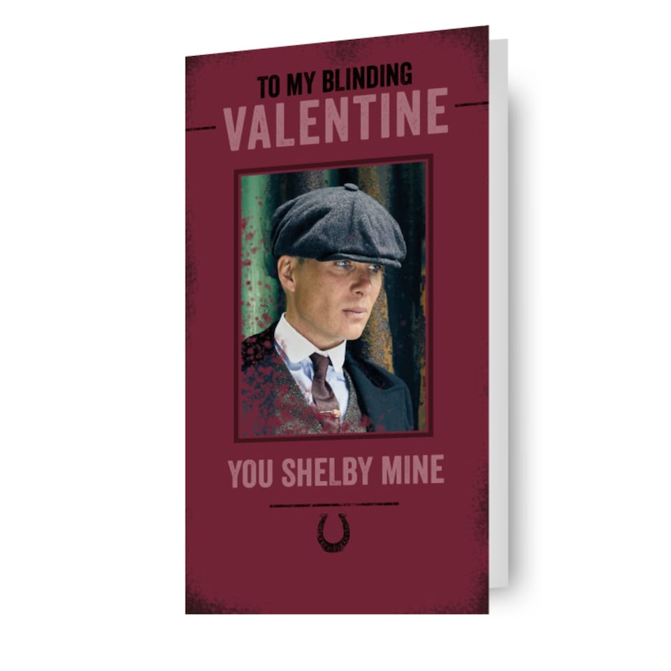 image 1 of Peaky Blinders 'Blinding Valentine' Valentine's Day Card
