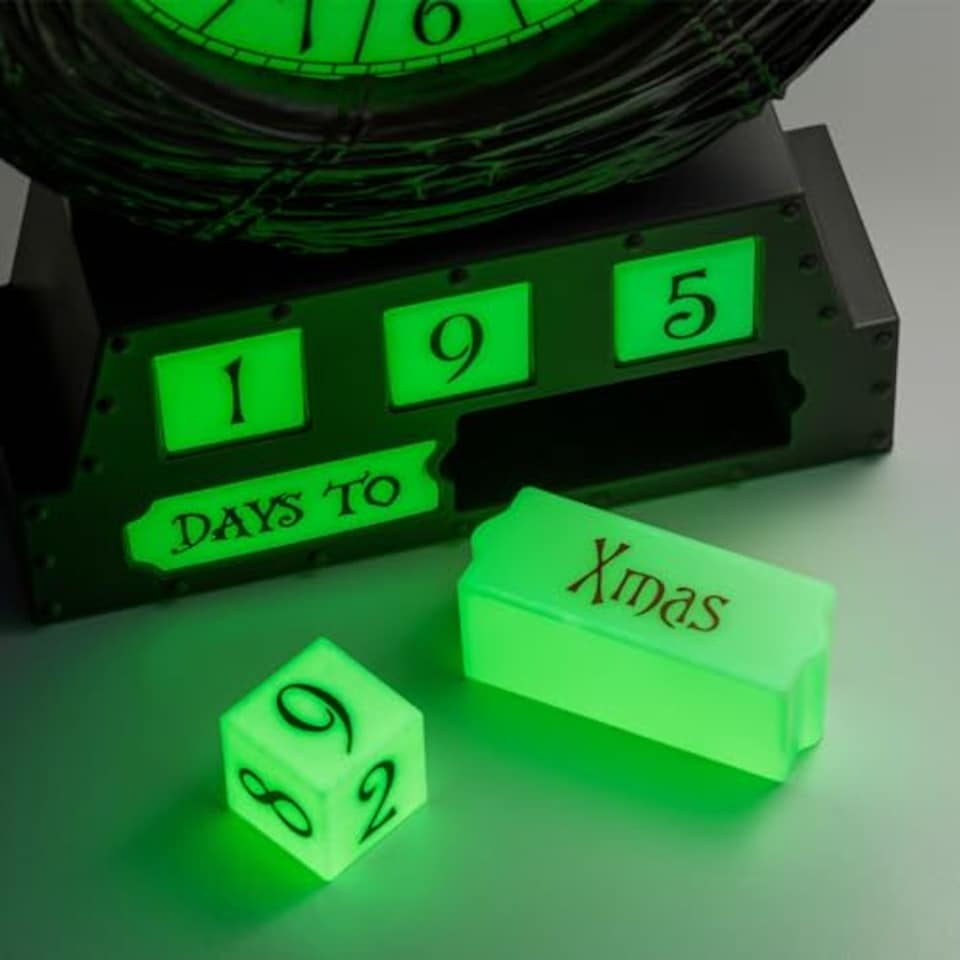 image 1 of Nightmare Before Christmas Countdown Alarm Clock | Multi