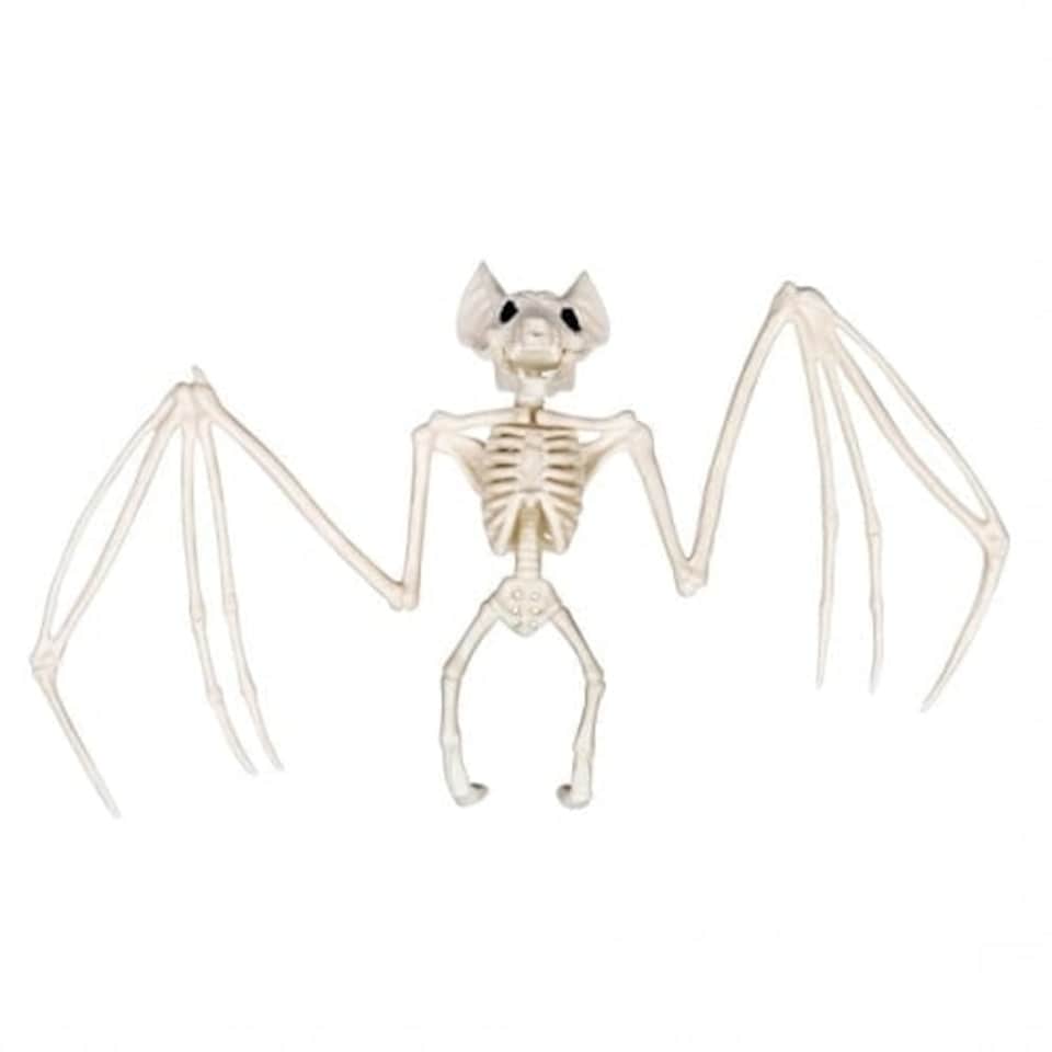 image 1 of Bat Skeleton Halloween Plastic Prop Decoration 29cm