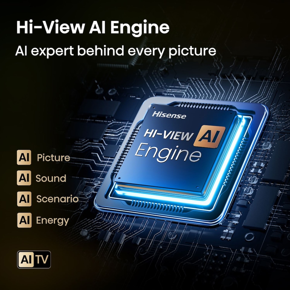 image 1 of Hisense 55 Inches E6QTUK 4K Ultra HD Smart TV with Freely