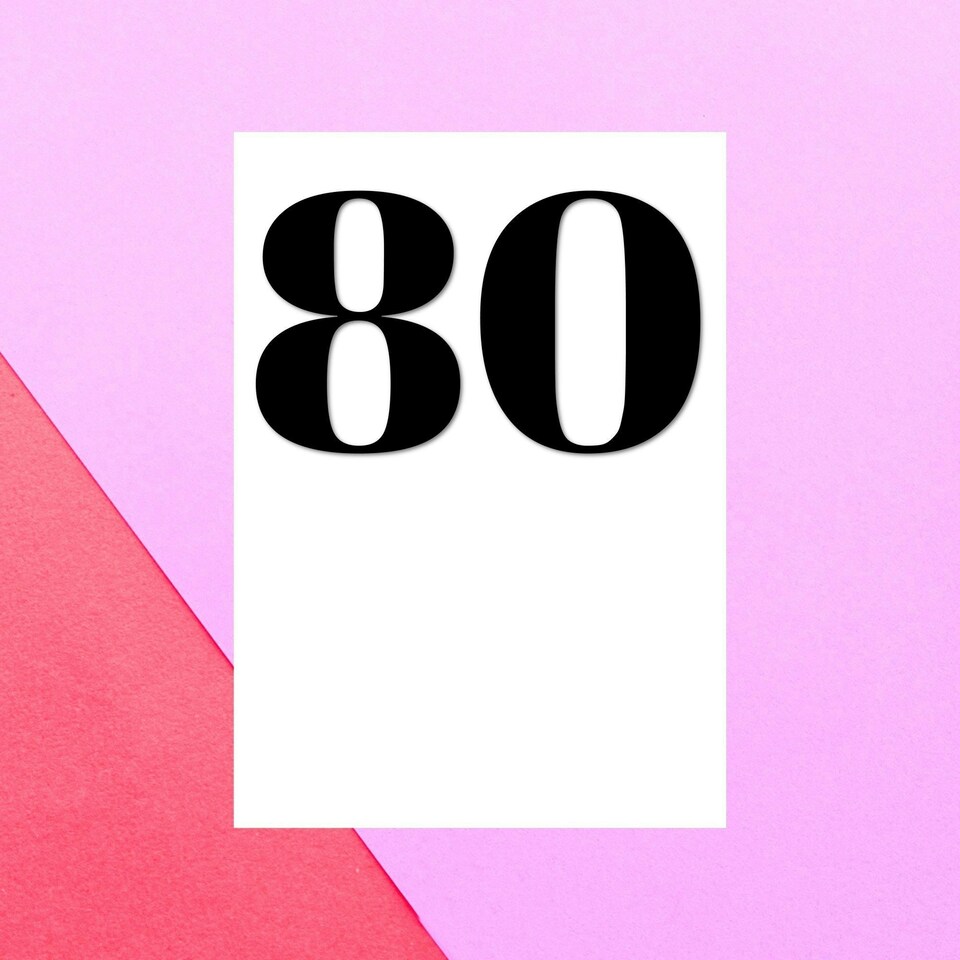 80 Greetings Card