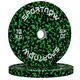 image 1 of SPORTNOW Olympic Weight Plates with 5cm Holes, for Weight Lifting, 2 x 20kg 