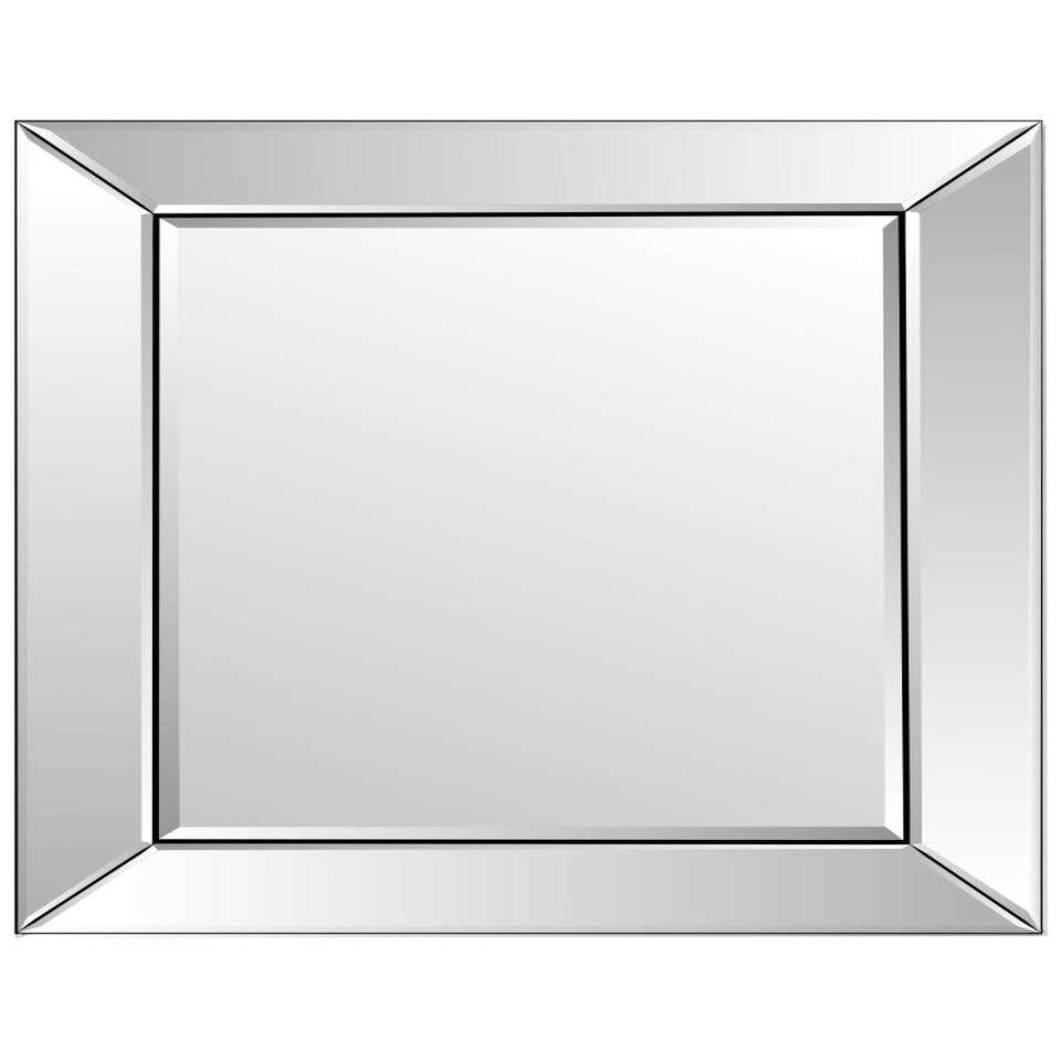 image 1 of Horsley All Glass Wall Mirror 69 x 58 CM N/A