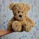 image 3 of Warmies Plush Brown Curly Bear Microwavable Weighted Teddy