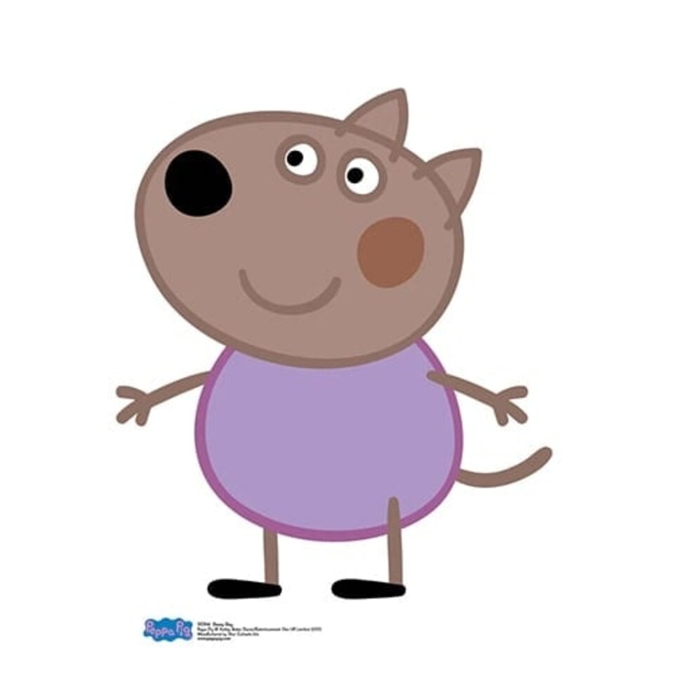 Danny Dog Peppa Pig Star Mini Cardboard Cutout 73cm
