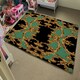image 4 of Black & Green Baroque (Rug) Green | Medium: 80x150cm