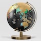 image 2 of Suck UK World Scratch Globe - Travel Adventure Decor