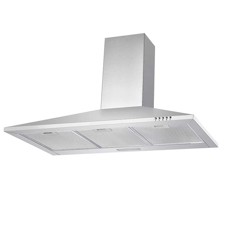 image 1 of Cookology 100cm Stainless Steel Chimney Cooker Hood - Energy Rating A