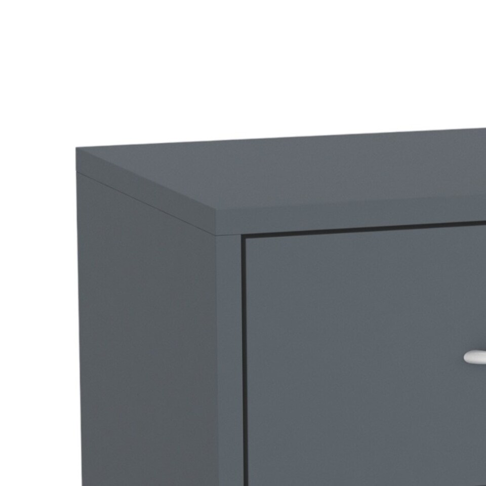 image 1 of 1-Drawer Wooden Bedside Cabinet Brown | Colour: Antique Oak