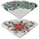 image 1 of Christmas Novelty Napkins Table Decoration Round Xmas Decor Floral Mix Pack | Multi | Mix Pack of 24