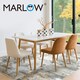 image 7 of Marlow Large Area Rug Washable Living Room Hallway Runner | Grey | 160x230cm