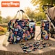 image 2 of Baby Changing Bag with Bottle Holder and Changing Mat - Navy