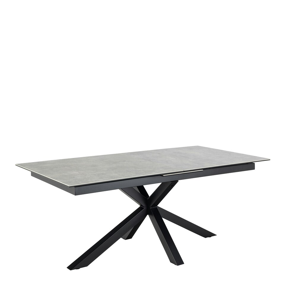 image 1 of Heaven Extendable Dining Table with Ceramic Grey Top 200cm