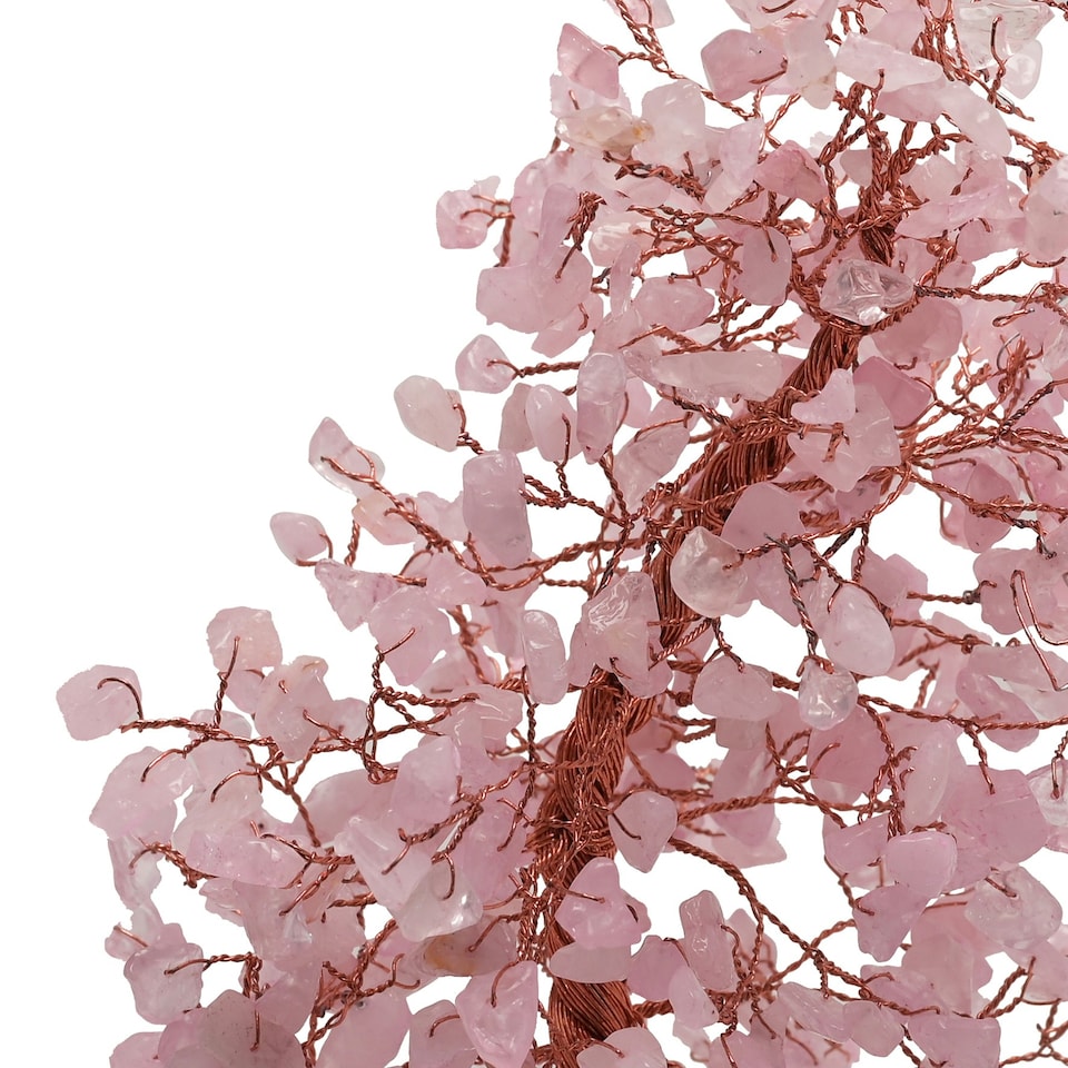 image 1 of Gemstone Tree Rose Quartz - Love Large Pink
