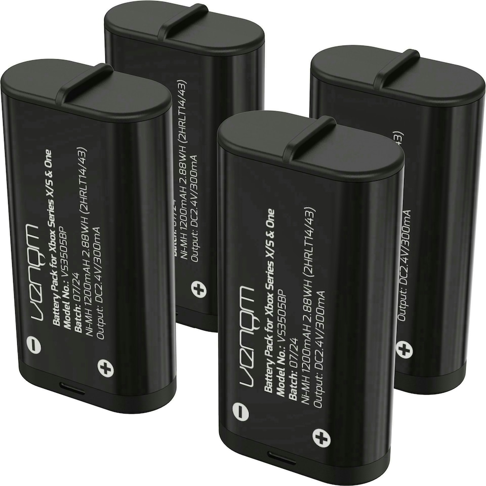 image 1 of Venom Xbox Rechargeable Battery 4-Pack with Charging Dock AA