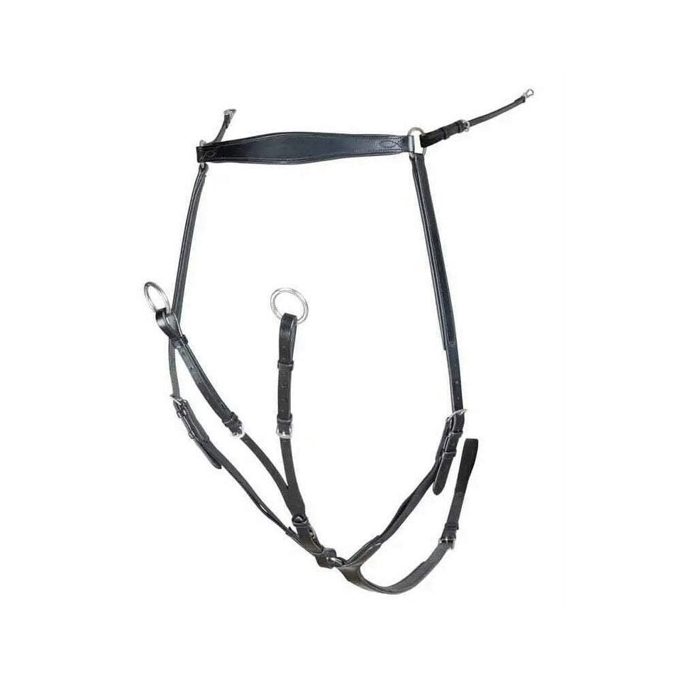 Velociti Horse Breastplate - Black - Full