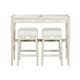 image 8 of Table set with chairs Home ESPRIT White Natural 112 x 40 x 96 cm N/A