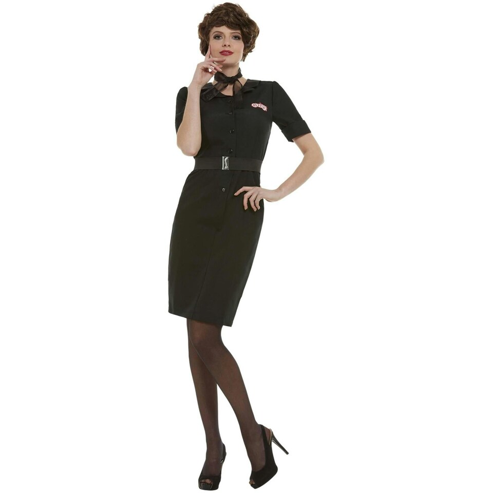 image 1 of Grease Womens/Ladies Rizzo Costume Set - Black - L L