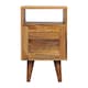 image 10 of Artisan Furniture Solid Wood Mini Oak-ish Classic Open Bedside