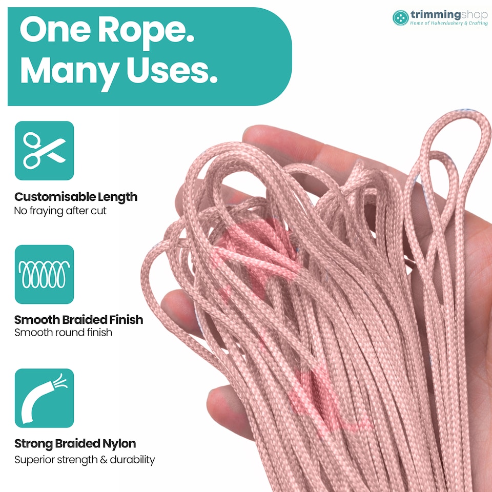 image 1 of 1.2mm x 10 Metres Nylon Cord for Jewelry Making & DIY Craft Projects