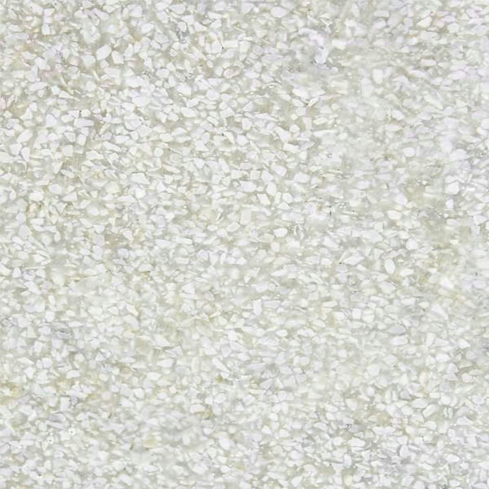 image 1 of Primrose Poly Terrazzo Stone Small White Tall Cube Planter 60cm