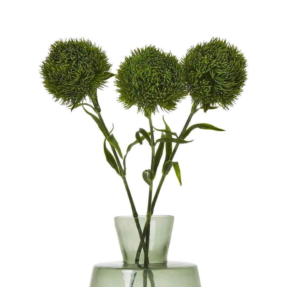 image 1 of Hill Interiors Dianthus Artificial Plant - Dark Green - 53cm
