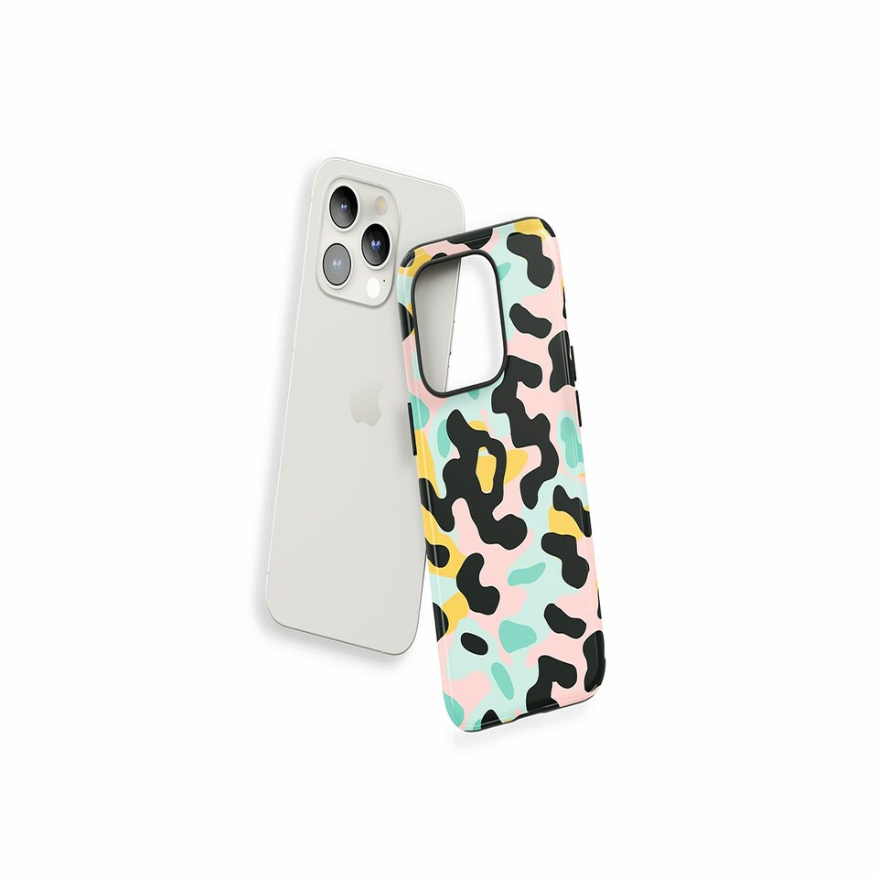 image 1 of 80s Camo Cool Multi | iPhone 15
Slim