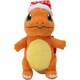 image 1 of Pokémon 8" Plush Holiday Charmander With Santa Hat