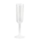 image 3 of Premier Stylz Clear Plastic Champagne Flutes 207ml - Pack of 4