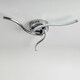 image 3 of First Choice Lighting Ara Chrome LED Flush Ceiling Light Chrome